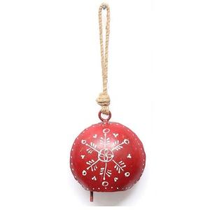 Nouvelles cloches à vent en métal et clochettes de vache anciennes peintes à la main sur mesure, thème Amour, Noël, prix de gros en provenance d'Inde - Product Image 1