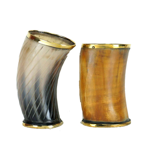 Vidrio de cuerno de tamaño personalizado hecho a mano de lujo listo en forma de cuerno Martini cóctel cuerno vidrio para la venta producto - Product Image 4