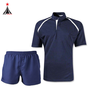 Uniforme de rugby de secado rápido, cuello redondo personalizado, Media manga - Product Image 3