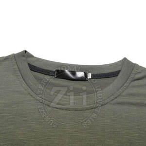 T-shirts de sport pour hommes, confortables, respirants, légers, en coton/polyester, écologiques, anti-froissement, séchage rapide, motif uni - Product Image 6