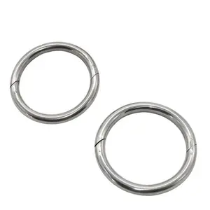 Stainless Steel Cattle Nose Rings Bull Ox Cow Bovine Traction Clasp Farm Animal Livestock Nose Clips Farm Animal Supplies