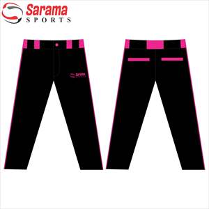 Venta al por mayor de pantalones de softbol sublimados pantalones de béisbol en blanco baratos personalizados con logotipo personalizado e impresión, - Product Image 2