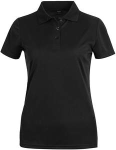 <b>Black</b> Color High Quality Export Oriented <b>Polo</b> <b>Shirt</b> for <b>Women's</b> From Bangladesh - Product Image 4