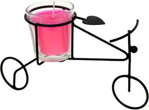 Brassworld India Handmade Miniature Rickshaw Cycle Candle Stand Tall Metal Ins Style Home Decoration <b>Candlestick</b> <b>Holder</b> - Product Image 3