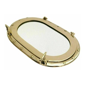 Superventas forma Irregular latón lujo estilo costero Metal ojo de buey alta calidad al por mayor decorativo sala de estar brillante - Product Image 1