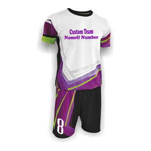 Conjunto deportivo personalizado unisex último diseño con camisa de sublimación uniforme de bádminton y Voleibol de tela transpirable - Product Image 5