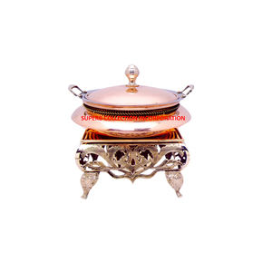 Antique Copper Custom Made <b>Chafing</b> <b>Dish</b> Hotel Supplies <b>for</b> Warming & Holding on <b>Sale</b> - Product Image 1