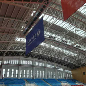 Armazón de tubería de acero de gran envergadura, estructura de techo para construcción de gimnasios universitarios - Product Image 5