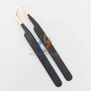 Pince à épiler d'extension de cils d'isolation de haute qualité pour faire de bons ventilateurs - Product Image 1