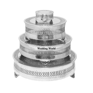 Soporte de pastel de metal Calidad superior Hecho a mano Lujo Ecológico Diferentes tamaños - Product Image 5