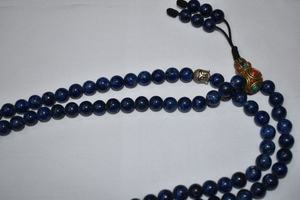 Conjunto de pulsera y collar Mala de meditación de lapislázuli natural ecológico para negocios de Japa y regalo promocional - Product Image 3