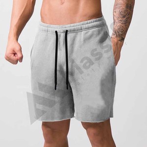 Short de sport en coton XXS personnalisé pour hommes, jogging, gym, cordon de serrage, logo, taille moyenne, maille, plage/cargo, basket-ball de style OEM - Product Image 5