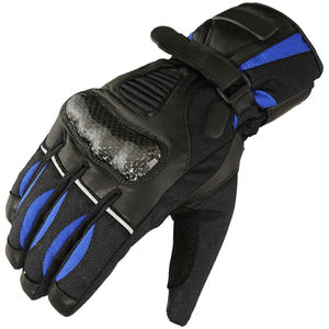 Guantes de cuero personalizados para motocicleta, resistentes al agua, a precio de fábrica - Product Image 2
