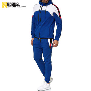 Men Tracksuit Two Pieces Set Men's Zipper Hoodie <b>Jacket</b> Sweatshirt + Pants Male Jogging Tracksuit Sportswear Outfit - Product Image 6