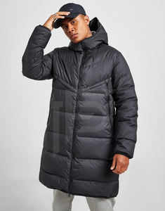 Blouson matelassé long en toile enduite, haute qualité, fabrication soignée, faible MOQ, personnalisable, mode unisexe, coupe régulière, réversible, oversize - Product Image 1