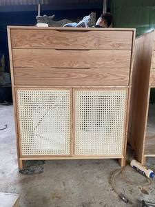 Armario de ratán de madera para sala de estar, alta calidad, venta al por mayor - Product Image 5