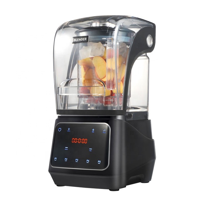 Sound Proof Cover Blender Ice Crushers Commercial Blender New Design Home Appliances Commercial Dry Food Blender