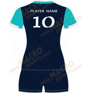 Maillots de volley-ball d'équipe unisexes pour adultes en gros, personnalisés, entièrement imprimés par sublimation, mélange polyester-spandex, été - Product Image 3