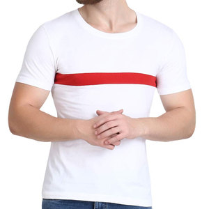 Camisetas Deportivas de Manga Corta Lisas de Secado Rápido para Sublimación, de Algodón/Poliéster, al por Mayor - Product Image 2