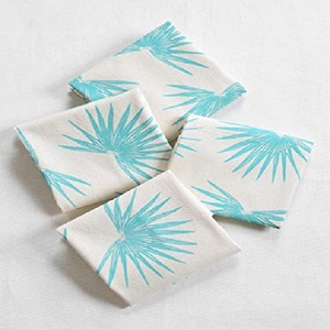 100% coton rayure réutilisable nettoyage cuisine hôtel serviettes de mariage imprimé tissu serviettes de Table dîner durable de haute qualité - Product Image 2