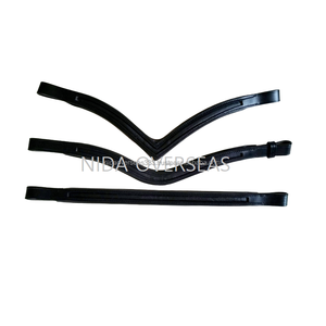 Marrón de cuero de alta calidad, con canal vacío, para caballos - Product Image 1