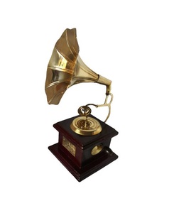 Phonographe en laiton nautique, 1 pièce, décoration de Studio, jouet - Product Image 1