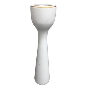 ตกแต่งบ้านผู้ถือเทียนอลูมิเนียม T Lite สีน้ําตาลและสีดําสีเทียนสําหรับงานแต่งงานตกแต่ง Handmade - Product Image 5