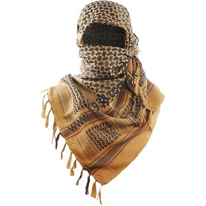 All-Weather Scarf Shemagh Keffiyeh <b>Wrap</b> Headband Desert Head <b>Neck</b> Gaiters Face Mask - Product Image 1