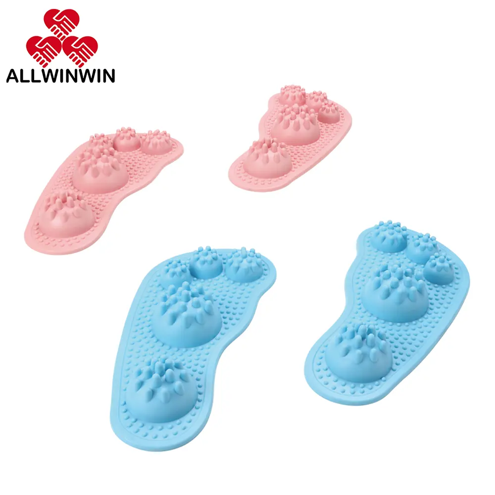 ALLWINWIN MMT16 Foot Massage Mat - Footprint Separate Soft Rubber