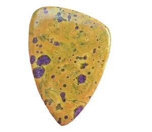 Piedra serpentina pulida en caliente con Stichtite, cabujones de piedras preciosas sueltas curativas - Product Image 1