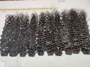 Extensiones de Cabello Rizado Natural Brasileño Remy 100% con Doble Trama, Cierre Frontal y Pelucas Personalizadas - Product Image 4