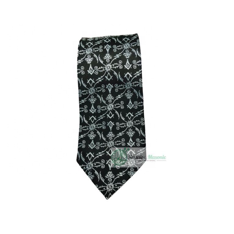 Craft Masonic Square And Compass Black Tie Handmade Masonic Lodge - Foto 3