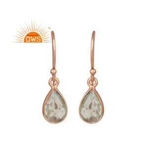 Pendientes Colgantes de Plata de Ley 925 con Amatista Verde Natural, Último Modelo 2026, para Mujer, Fabricante de Joyería - Product Image 1