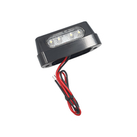 Luz de Matrícula Emark, Sistema de Iluminación para Motocicleta de Aluminio, DC12V 0.3W, Montaje con Tornillo
