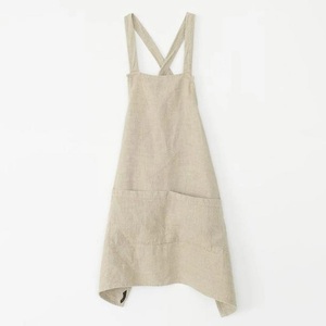 Wholesale <b>black</b> color <b>apron</b> 100% Organic Cotton 220 GSM Weight Adjustable Straps Women Home Cooking Pinafore GOTS Certified - Product Image 6
