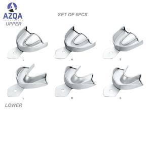 Ensemble de plateaux perforés pour empreintes dentaires en acier inoxydable professionnel, sans dents, fabriqués au Pakistan - Product Image 4