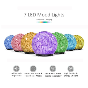 Điện Siêu Âm Air Mist Độ Ẩm Tinh Dầu Thủy Tinh Rõ Ràng Hương Burner <span class=keywords><strong>Aroma</strong></span> <span class=keywords><strong>Diffuser</strong></span> - Product Image 3