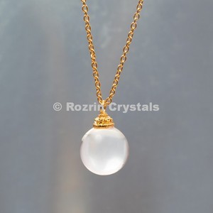 Gemstone <b>Crystal</b> <b>Ball</b> Necklace Pendant - Product Image 1