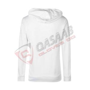 Full zip us Patchwork Haute Qualité Personnalisé-Blanc Polyester Sport Hoodies Crochet Méthode De Tissage pour L'usage des vêtements - Product Image 2