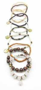 Pulsera de cuentas artísticas versión coreana al por mayor para mujer dulce ajustable chapado en oro rosa perla de moda piedra principal regalo - Product Image 4