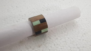 Anneau de serviette en résine incrustée pour Restaurant, anneau de serviette de mariage, accessoires de cuisine de noël, napperons - Product Image 2