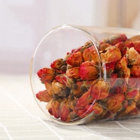 Bocaux en verre ambré avec couvercles, pour biscuits, épices et miel au miel et cookies, vente en gros, 100 pièces