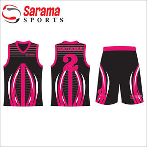Uniforme de basket-ball unisexe, réversible, rose et bleu, vente en gros, nouvelle collection - Product Image 2