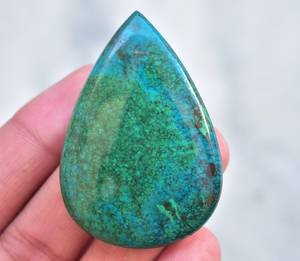 Hermosas Piedras Preciosas Sueltas de Crisocola Azul Verde Natural en Diversas Formas de Alta Calidad para Colgantes y Abalorios - Product Image 5