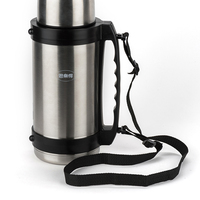 Excellente rétention de la chaleur en acier inoxydable isolé sous vide thermos avec poignée unique