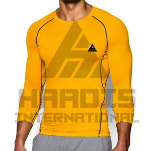 Transpirable 100% Material de poliéster Sublimado Hombres en blanco Rash Guards Mangas largas Hombres Rash Guard - Product Image 1