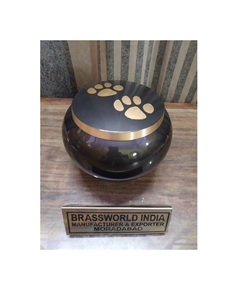 High Quality Brass Pet Cremation Urn Premium Funeral Supplies - Product Image 1