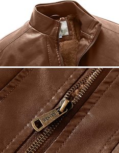 High Quality Customizable Men's Turn-down Collar <b>Fleece</b> <b>Lined</b> Woven Bomber <b>Jacket</b> Eco-Friendly Quick Dry Anti-Bacterial Winter - Product Image 6