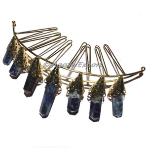 Lapis Lazuli 7 Crayon Couronne d'or et exportateur de pierres semi-précieuses - Product Image 1