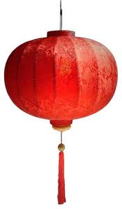 Size 60cm Vietnamese Silk <b>Lantern</b> Traditional Flocking Red <b>Lanterns</b> - Product Image 2